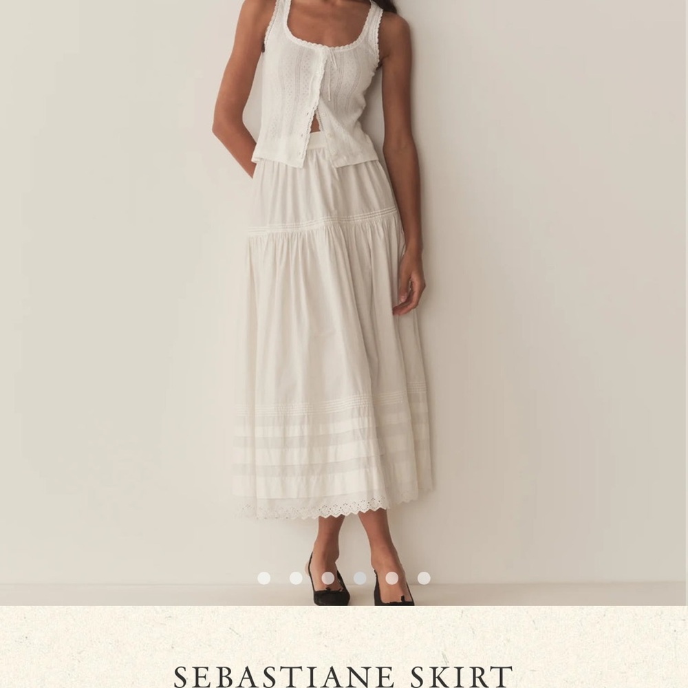 Doen Cream Maxi Skirt